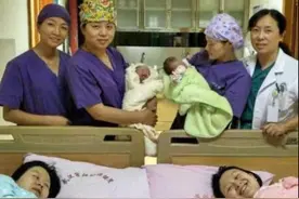 最累姥姥出现了，三胞胎女儿各生了三胞胎，网友：打算玩连连看？图片