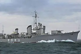 日本海军阳炎型八番舰，号称友军毁灭者的祥瑞，雪风号驱逐舰图片