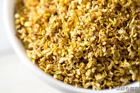 十月饮品：桂花暖香茶，清新口气，深秋伴侣茶图片
