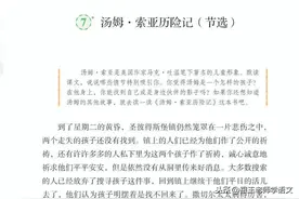统编版六年级下册第7课汤姆·索亚历险记（节选）知识点+同步练习图片