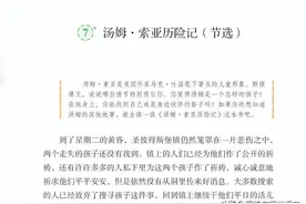 统编版六年级下册第7课汤姆·索亚历险记（节选）知识点+同步练习图片