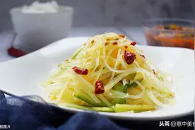 土豆丝炒的不脆？原因很简单！因为没有灵魂，想要清脆爽口很简单图片