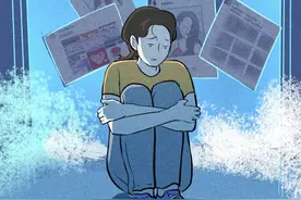 不要羡慕别人的朋友圈！（漫画）图片