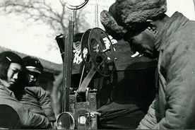老照片：1940年著名的北京琉璃厂文化一条街图片