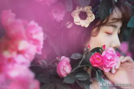 你和这花朵一样美丽大方图片