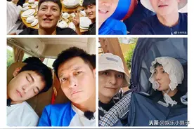 李维嘉为杨洋庆生，眼角皱纹显苍老，和“乖儿子”杨洋真如父子图片