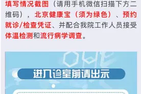 医院就诊防控升级！中高风险地区人员观察满14天才能就诊图片