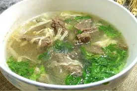 牛肉粉丝汤图片