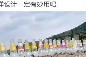 为什么房顶上要放那么多的水瓶？一刮风一排哨！哈哈哈哈图片