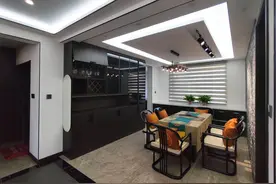 婚房6个月装修完成，美观大气现代新中式风格设计，古典端庄图片