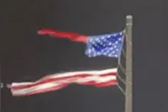 美国最大国旗被撕毁！然而祸不单行，网友：老天看不下去了图片