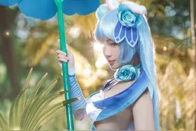 绝美cos！公孙离花间舞cos，这位小姐姐有点梦幻！图片