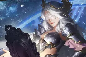 狼人杀游戏里的白发美女鉴赏，必须给插画师加鸡腿图片