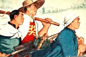 65年人民公社老故事连环画《沟》。图片