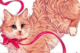 “披着羊皮的卷毛猫”~卷毛的塞尔凯克插画作品图片