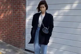 春季西装怎么搭才时髦？车静媛欧尼的西服穿搭参考，赶紧get起来图片