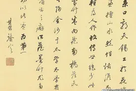 传世经典——元 郭畀《雪竹图》，乾隆题卷首，董其昌为其题跋文图片