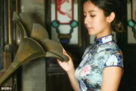 一袭青衣，染就一树芳华；两袖月光，诉说绝世风雅图片