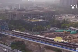 西安地铁三号线航拍这么美 倒是赶紧开通啊！视频封面