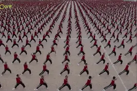 超震撼！10000人同时演绎少林功夫，这场面绝不亚于一部国际大片视频封面
