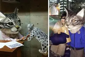 魔性猫头套，猫奴必备，再也不担心主子不高兴啦~图片