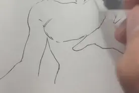 看2分钟教你绘制男性身体，漫画家吉村拓也！视频封面
