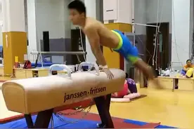 全运会鞍马冠军江苏翁浩托马斯前后移位，舒展流畅!视频封面