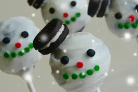 雪人棒棒糖图片