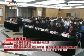 十三届市委第五轮巡察分批反馈（二）武汉市中心医院视频封面