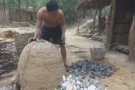 古代原始人是这样制作石灰的 古代人的智慧真实强大视频封面