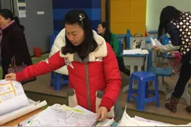 九江市鹤湖学校五、六年级开展制作《整理复习手抄报》比赛图片