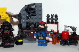 《辐射4》微缩动力装甲乐高模型 萌到你不要不要的图片