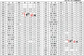 天水车站旅客列车到开时刻表图片