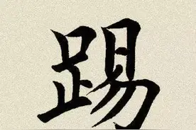 每日一字：踢（533）图片