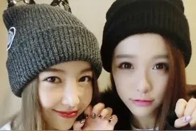 韩国女生超可爱立体猫耳朵帽子图片