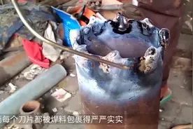 你在闹着玩吗？越南老头手工制作钻井钻头，担忧不会伤到人么？视频封面