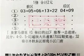 彩票慰藉异乡人 相伴多年中得大乐透20多万图片