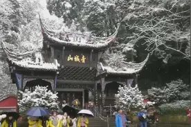 青城山的可不是“头皮雪”哟！视频封面