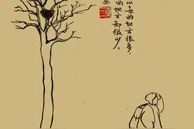 三言两画︱人生可以去的地方很多，可以回的地方却很少图片