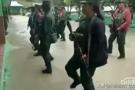 缅甸的女兵没多少空跳广场舞，难得的休息时间。视频封面