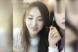 没想到唐嫣唱歌这么好听！和吕一搞怪直播视频封面