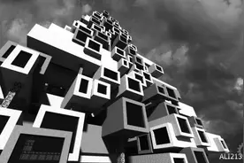 《我的世界》野兽派建筑欣赏 游戏中的非凡艺术！图片