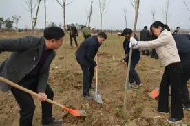 我为西平添片绿——全县干部群众万亩生态园义务植树纪实视频封面