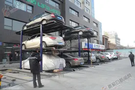 张家口市首个立体停车场正式运营图片