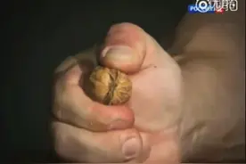世界顶级大力士捏核桃像捏豆腐，还能用手指弹碎核桃视频封面