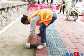 厦门多路段改铺透水砖，预计6月底前完工图片