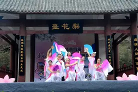 万盛五和梨花节 渝北妹儿小伙献艺受欢迎图片