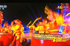 央视春晚擂响潮汕大锣鼓图片