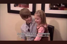 5岁萌娃，喜欢上贾斯汀比伯，当遇到本人的时候开心死了！视频封面