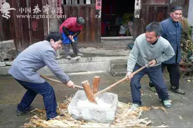 泰宁：正月里打糍粑 “打”的是喜庆热闹图片